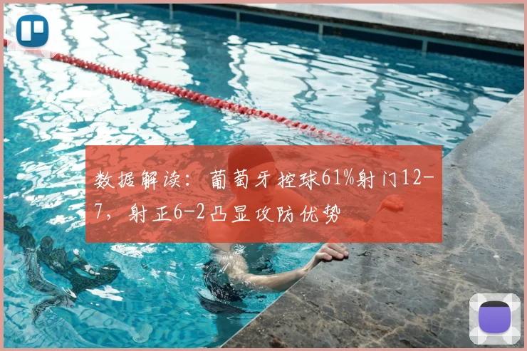 数据解读：葡萄牙控球61%射门12-7，射正6-2凸显攻防优势